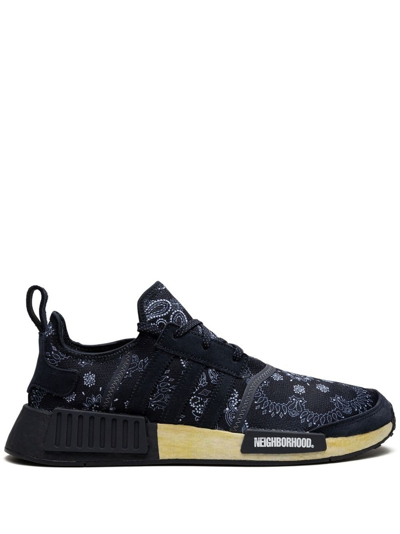 x Neighborhood NMD_R1 "Paisley Night Navy" sneakers - 1