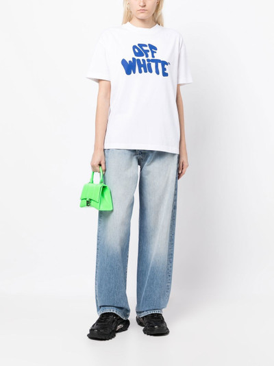 Off-White 70s Type Logo-print T-shirt outlook