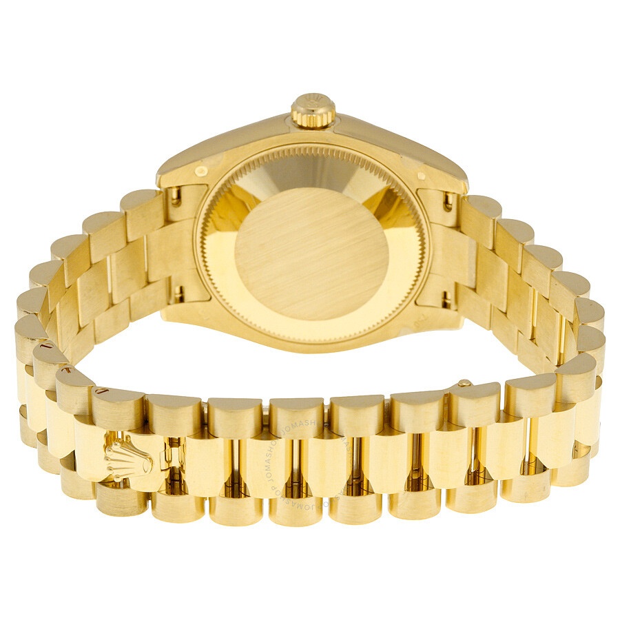 Rolex Lady-Datejust 31 Champagne Dial 18K Yellow Gold President Automatic Ladies Watch 178278CDP - 3