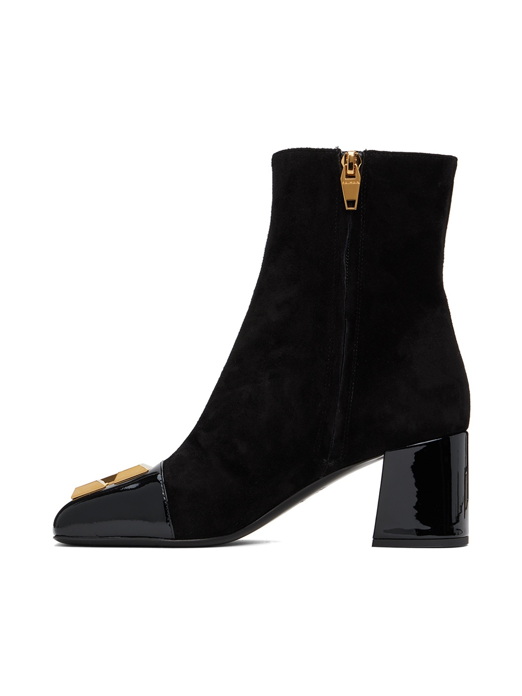 Black Suede Edna Boots - 3