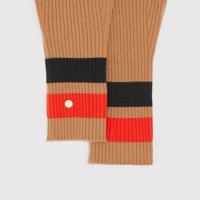 Burberry Monogram Motif Merino Wool Cashmere Gloves outlook