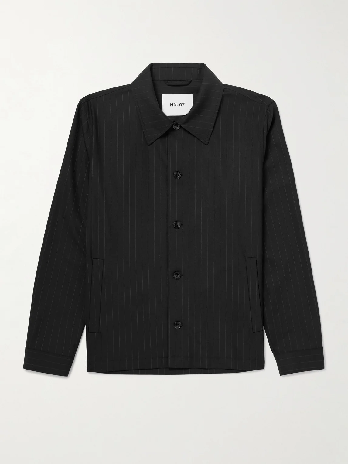 Zander 10037 Pinstriped Recycled Woven Jacket - 1