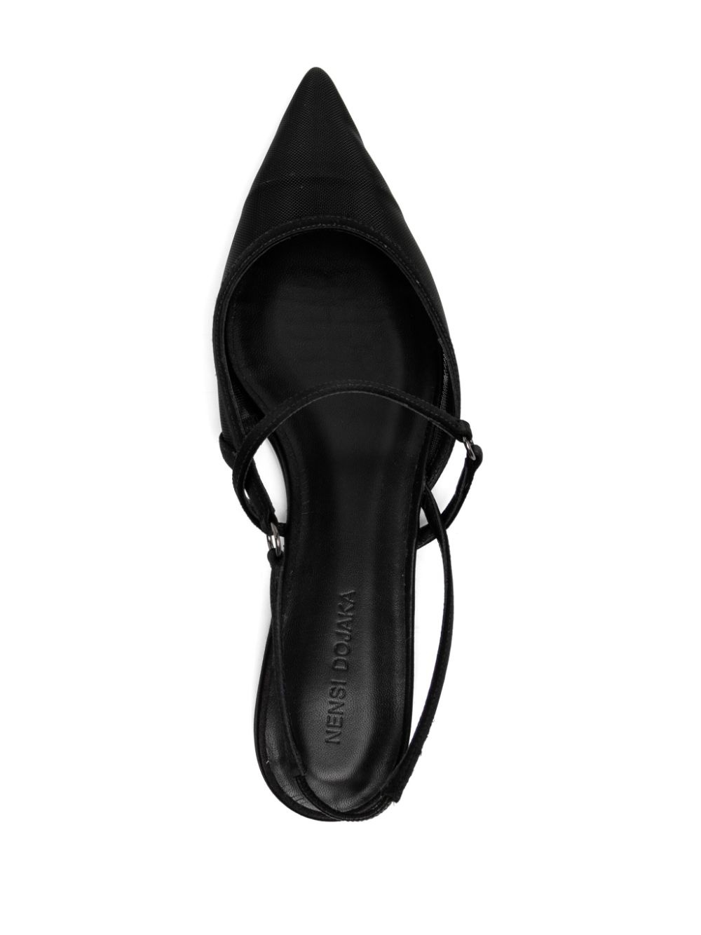 pointed flat sandals - 4
