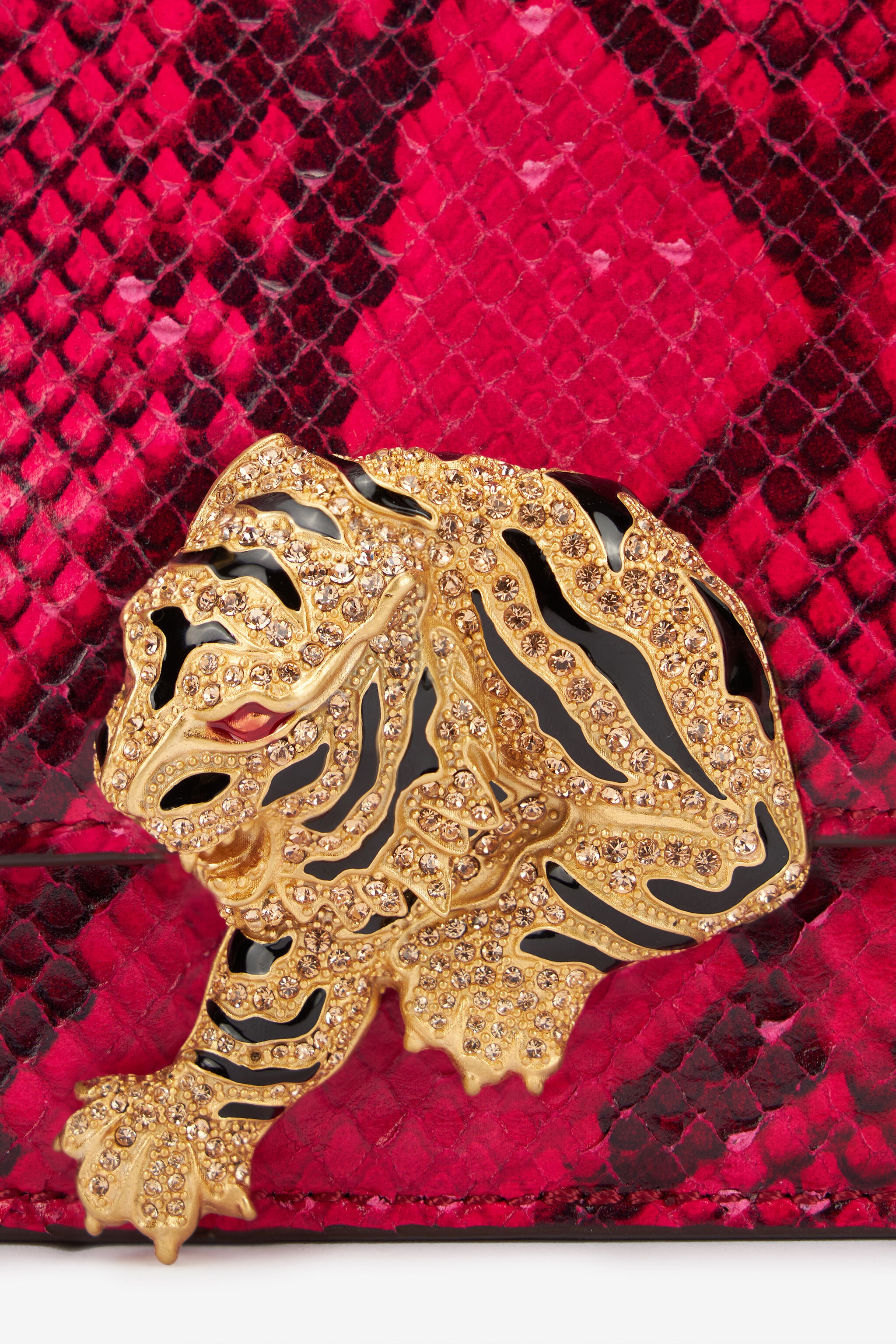 Python And Tiger-Print Bag - 4
