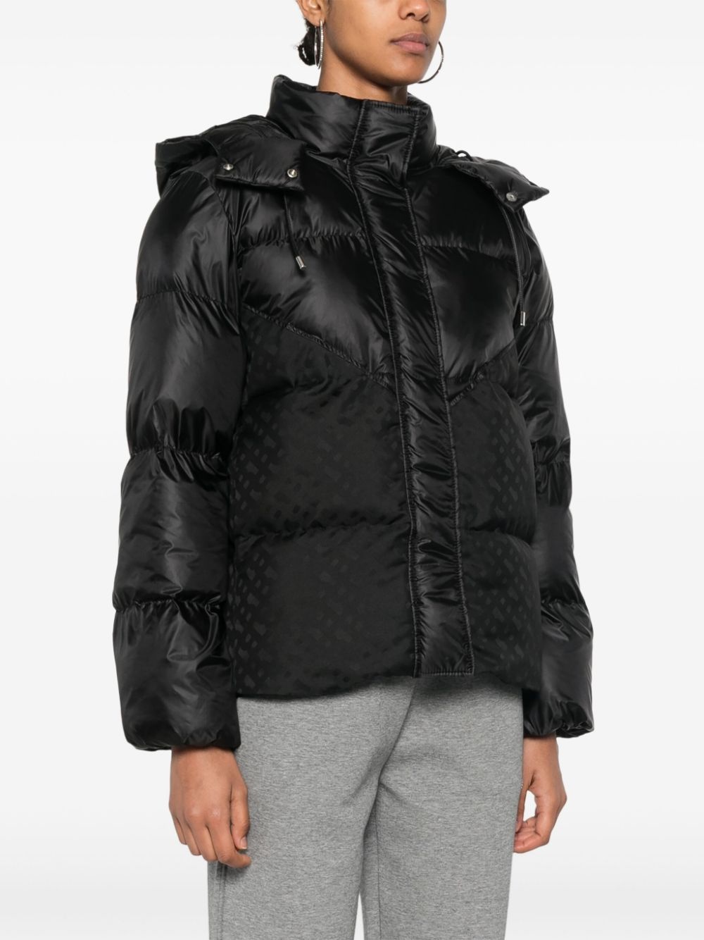 monogram puffer jacket - 3