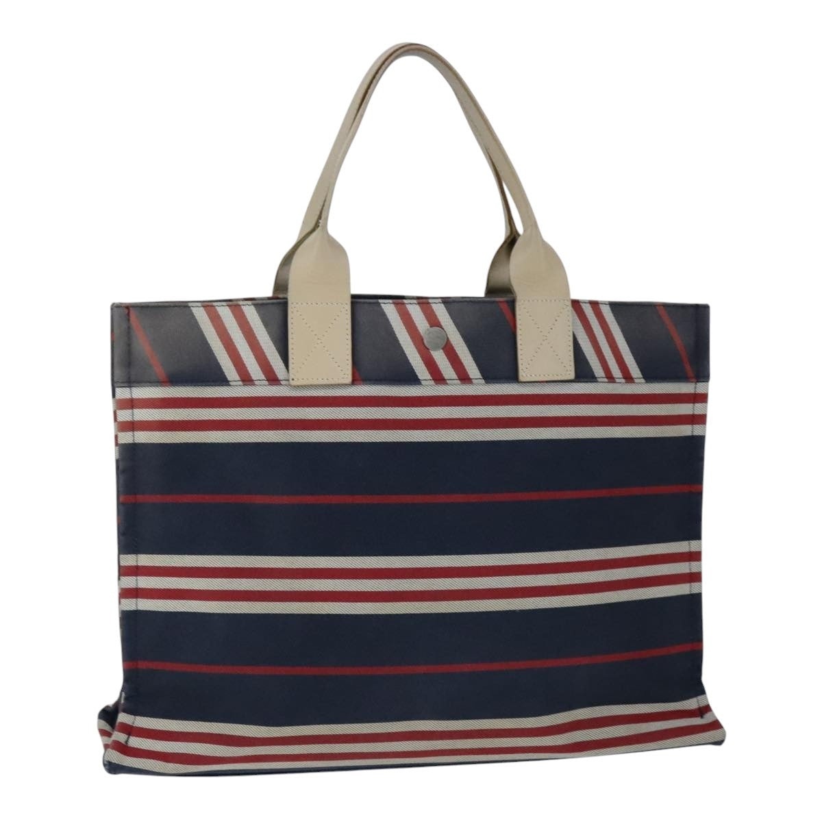 Burberry Blue Label Tote Bag Canvas Navy - 13