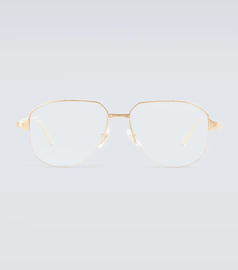 Gold Aviator Glasses - 2