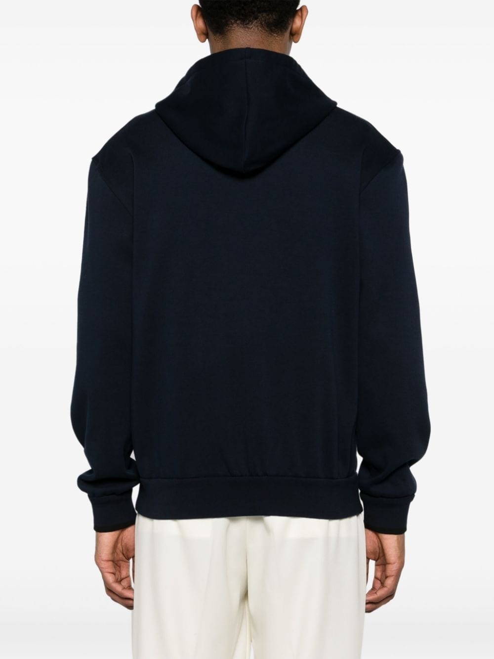 piquÃ© zip-up hoodie - 4