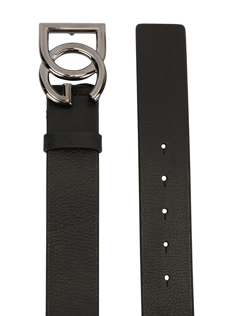 crossed DG logo buckle belt - 2