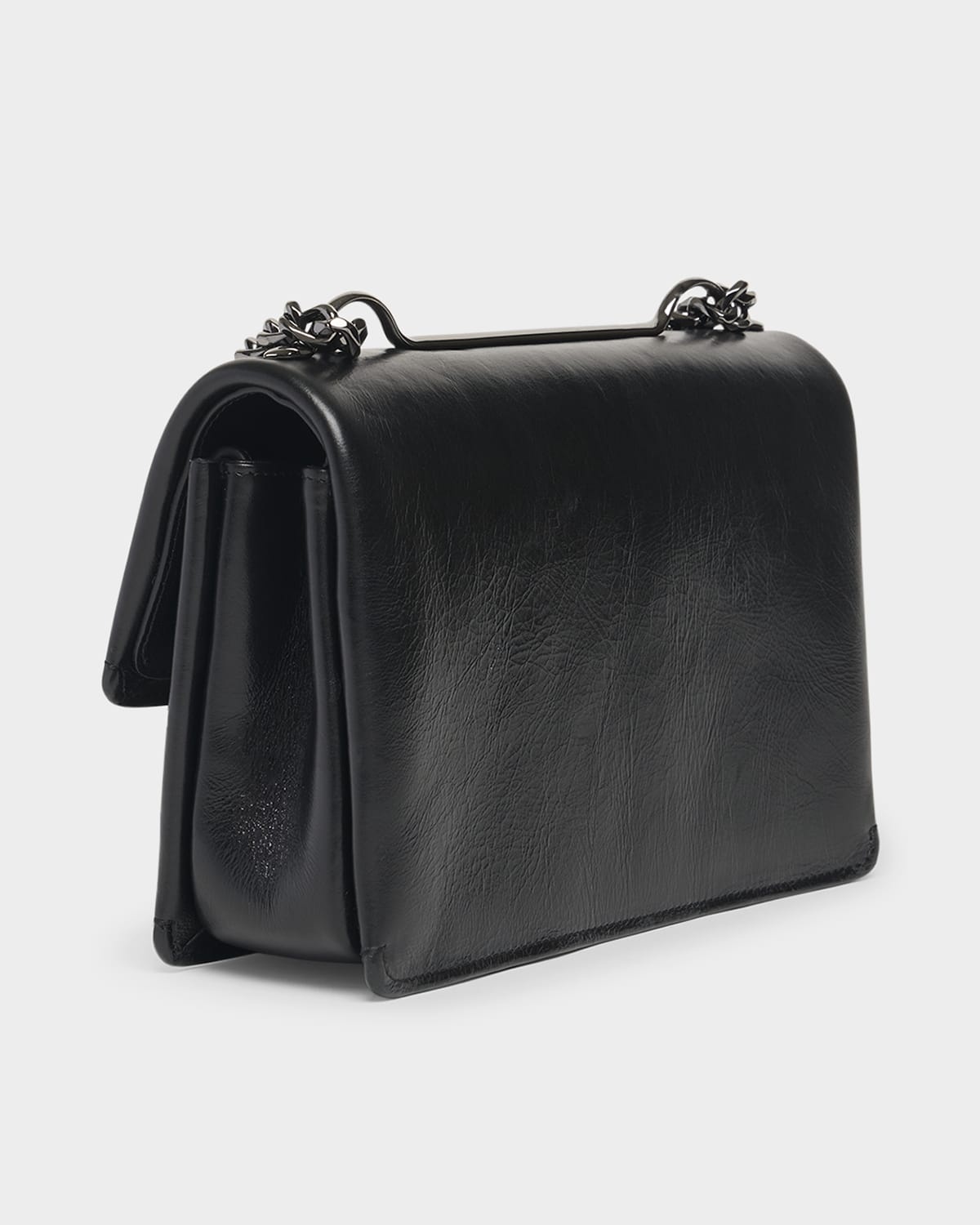 Small VLOGO Flap Leather Shoulder Bag - 5