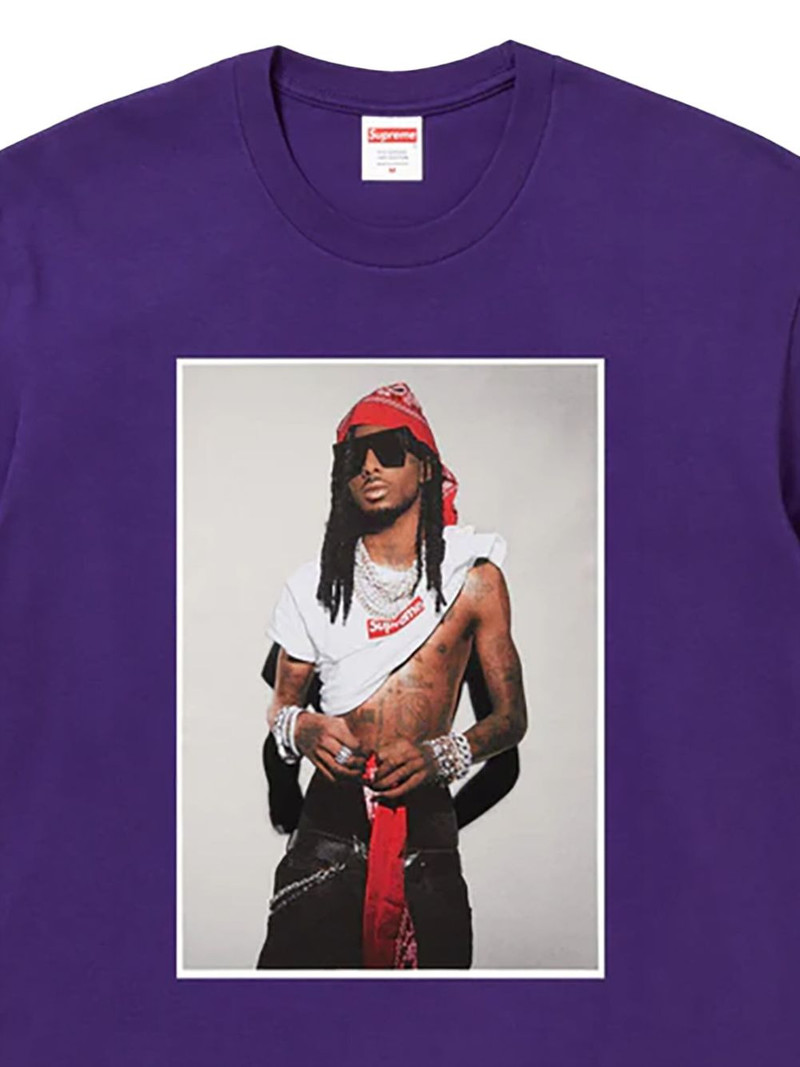Supreme Stadium Playboi Carti "Purple" T-shirt outlook