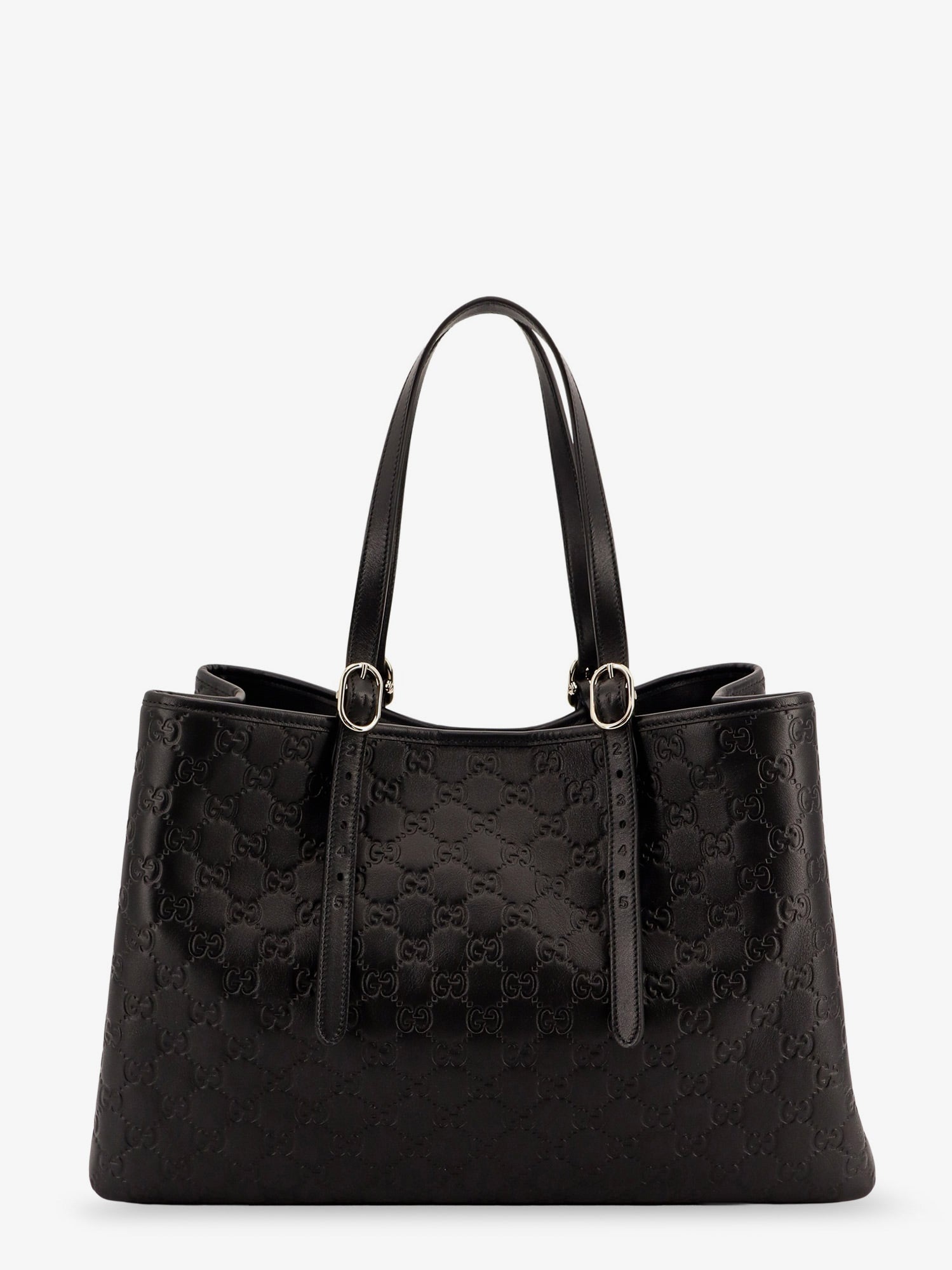 Gucci Gg Emblem Leather Shoulder Bag - 2