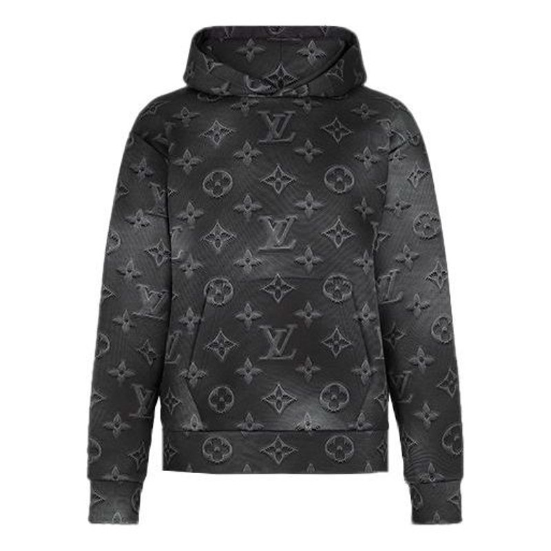 LOUIS VUITTON LV SS21 2054 Series Full-Print Logo For Men Black 1A8HDT - 1
