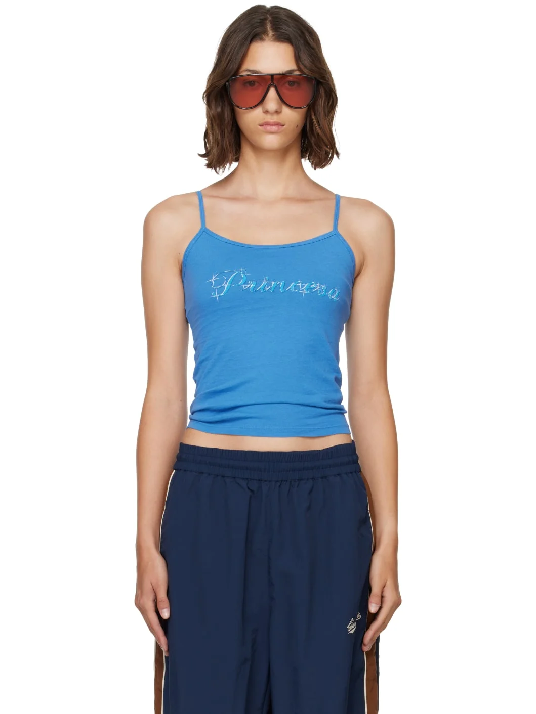 Blue 'Princesa' Cholita Camisole - 1