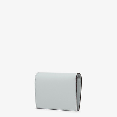 FENDI Gray leather compact wallet outlook