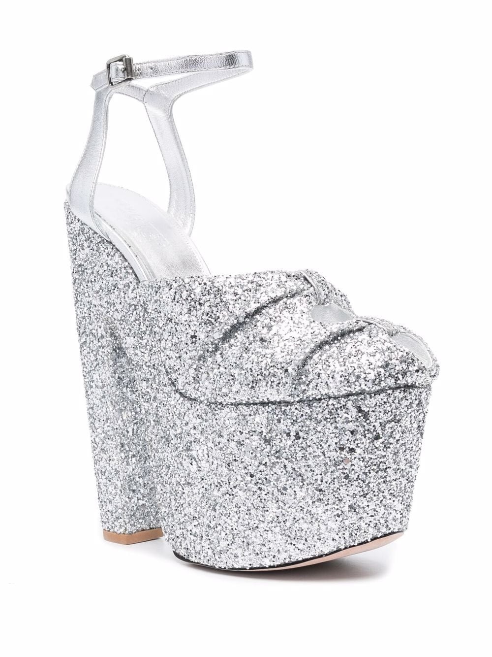 sparkle platform heels - 2