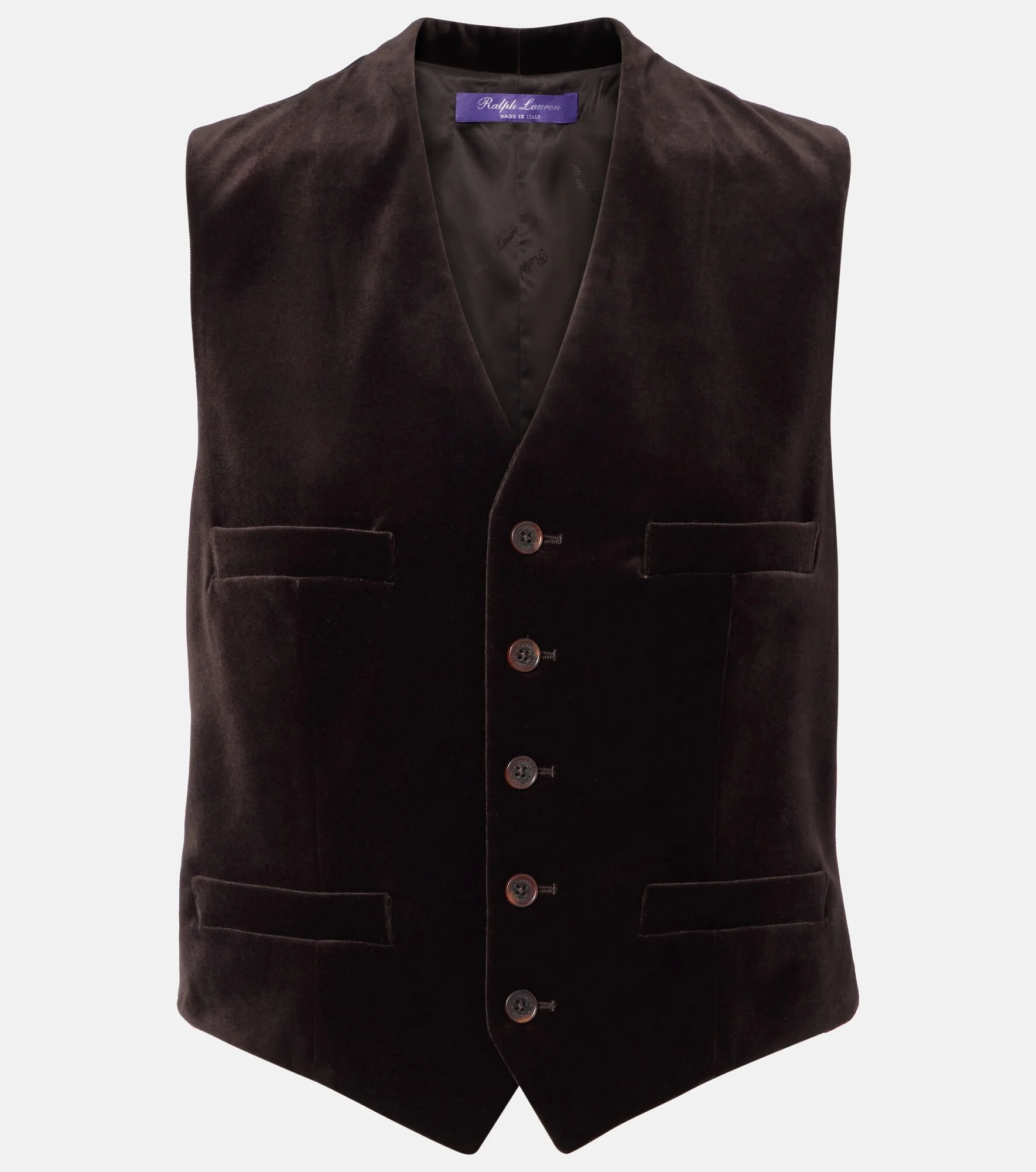 Cotton-blend vest - 1