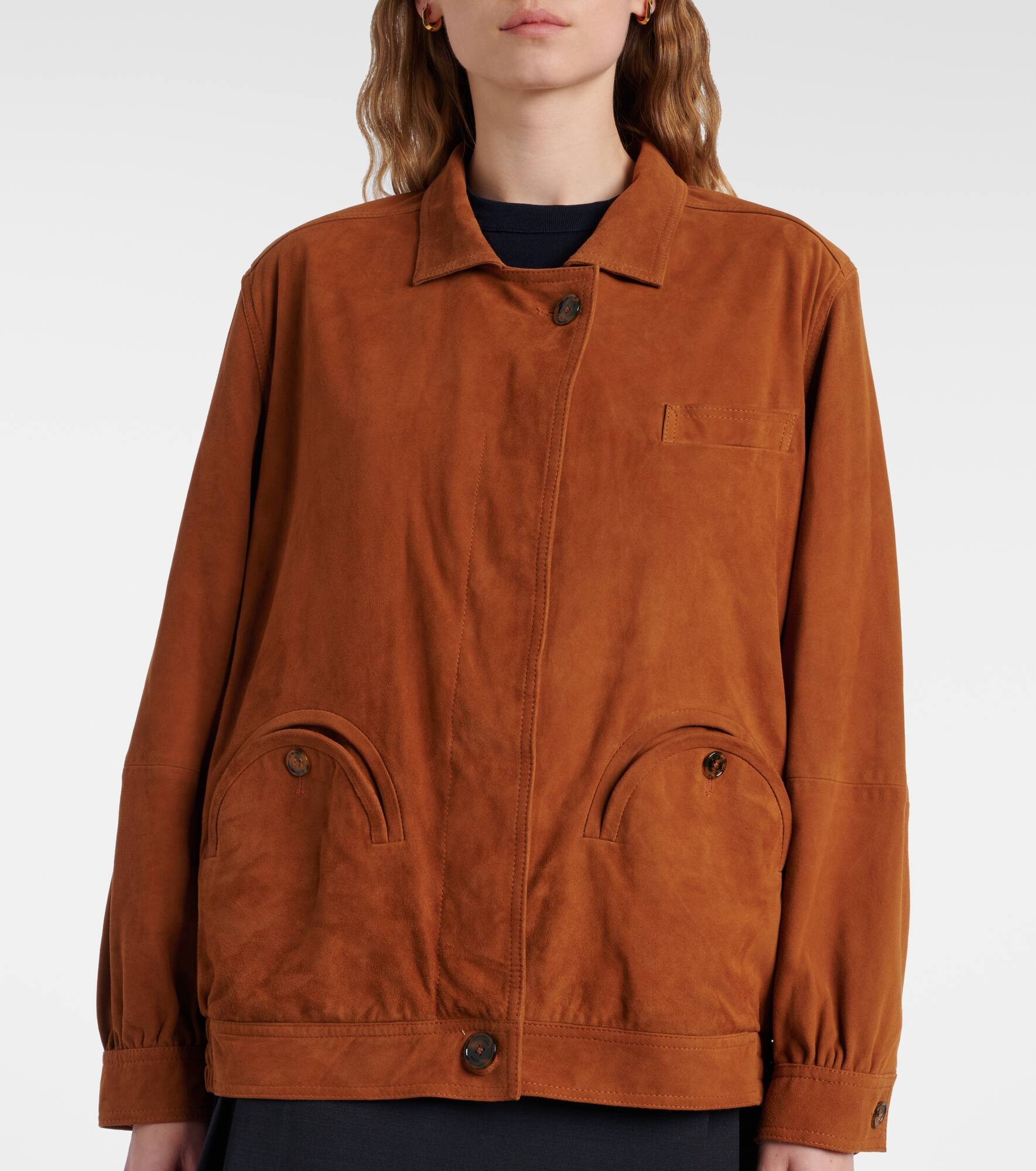 Viva Cleo suede bomber jacket - 6