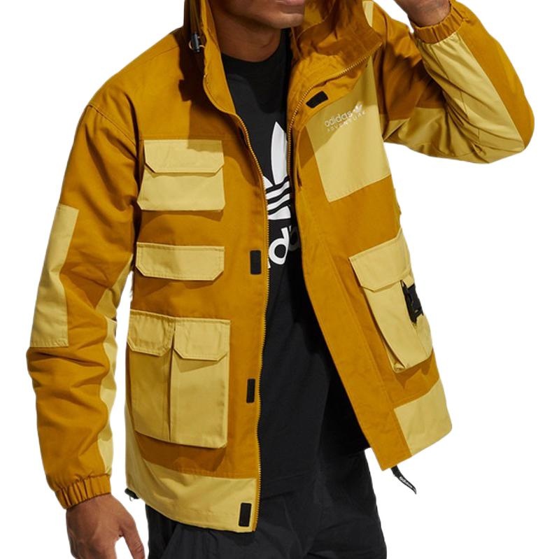 adidas Adventure Jackets 'Brown Yellow' HC0354 - 4