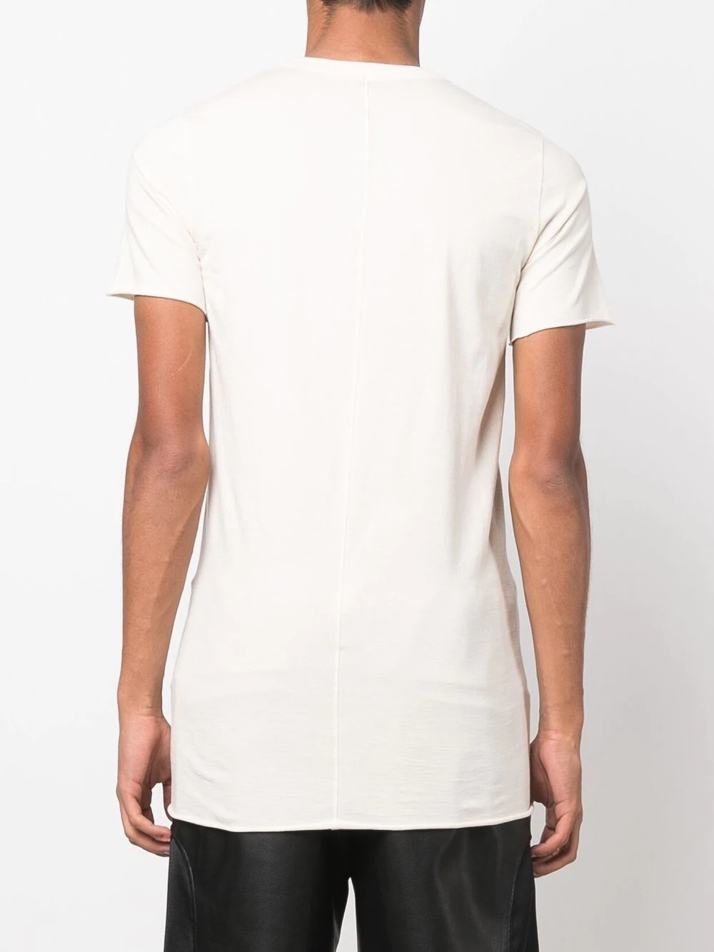 longline cotton T-shirt - 4