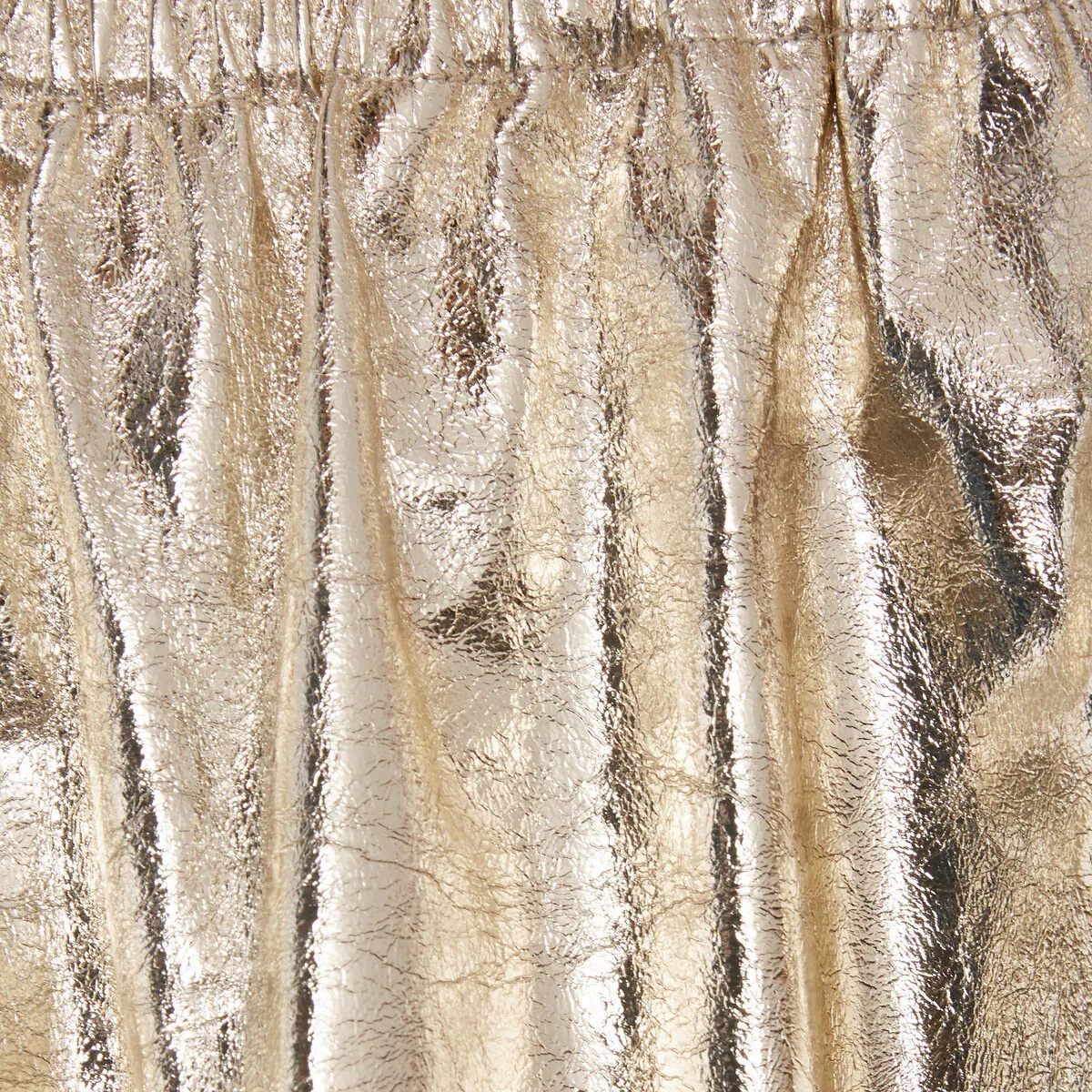 Metallic leather skirt - 5