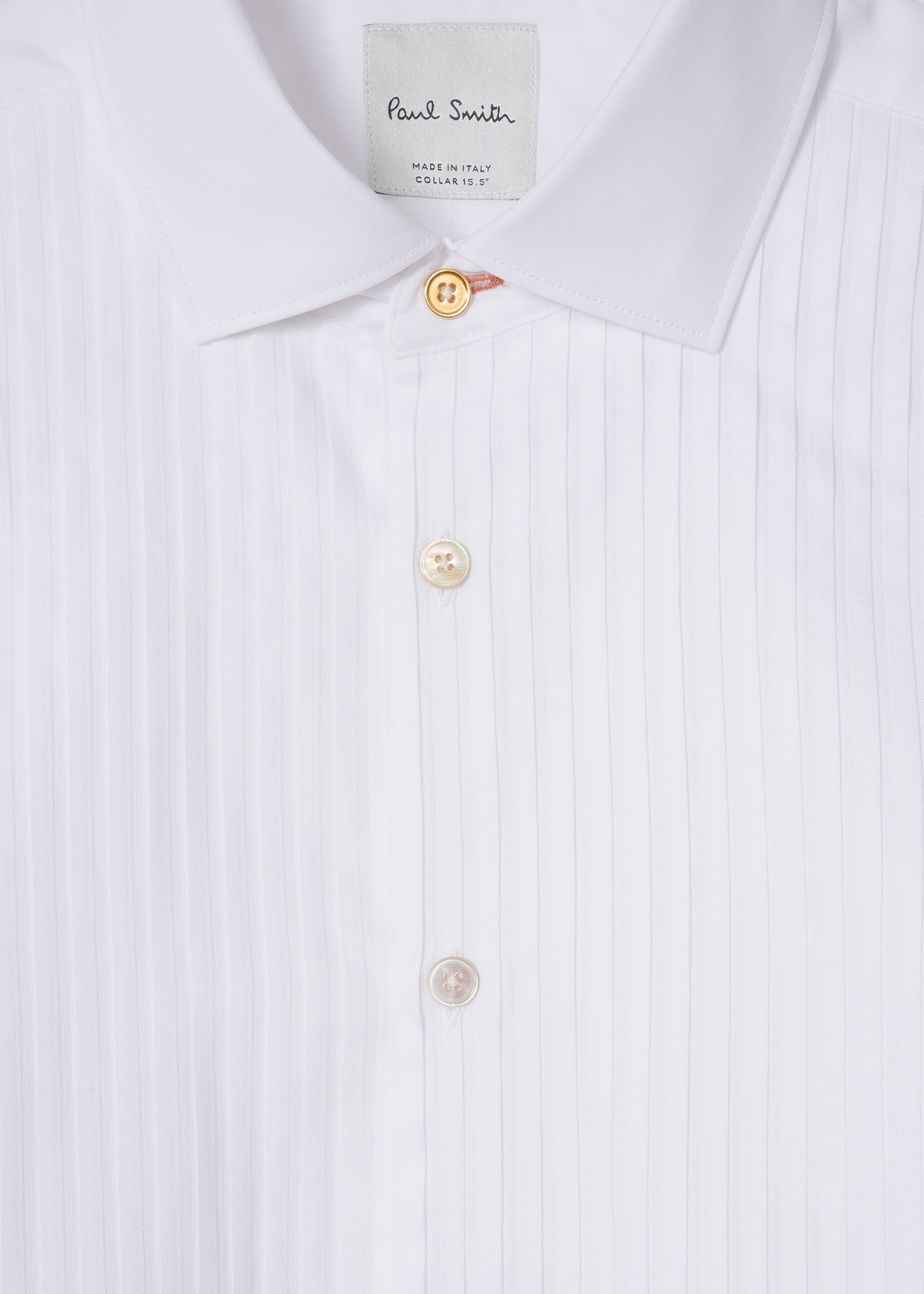 Pleated-Bib Double-Cuff Evening Shirt - 3