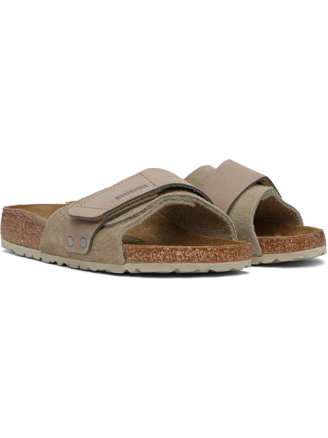Taupe Narrow Oita Sanadals - 4