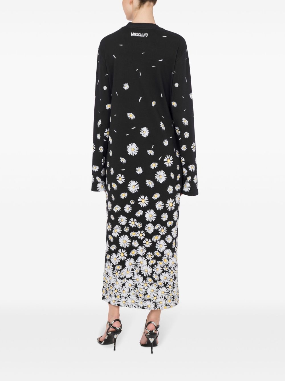 floral-print maxi dress - 3