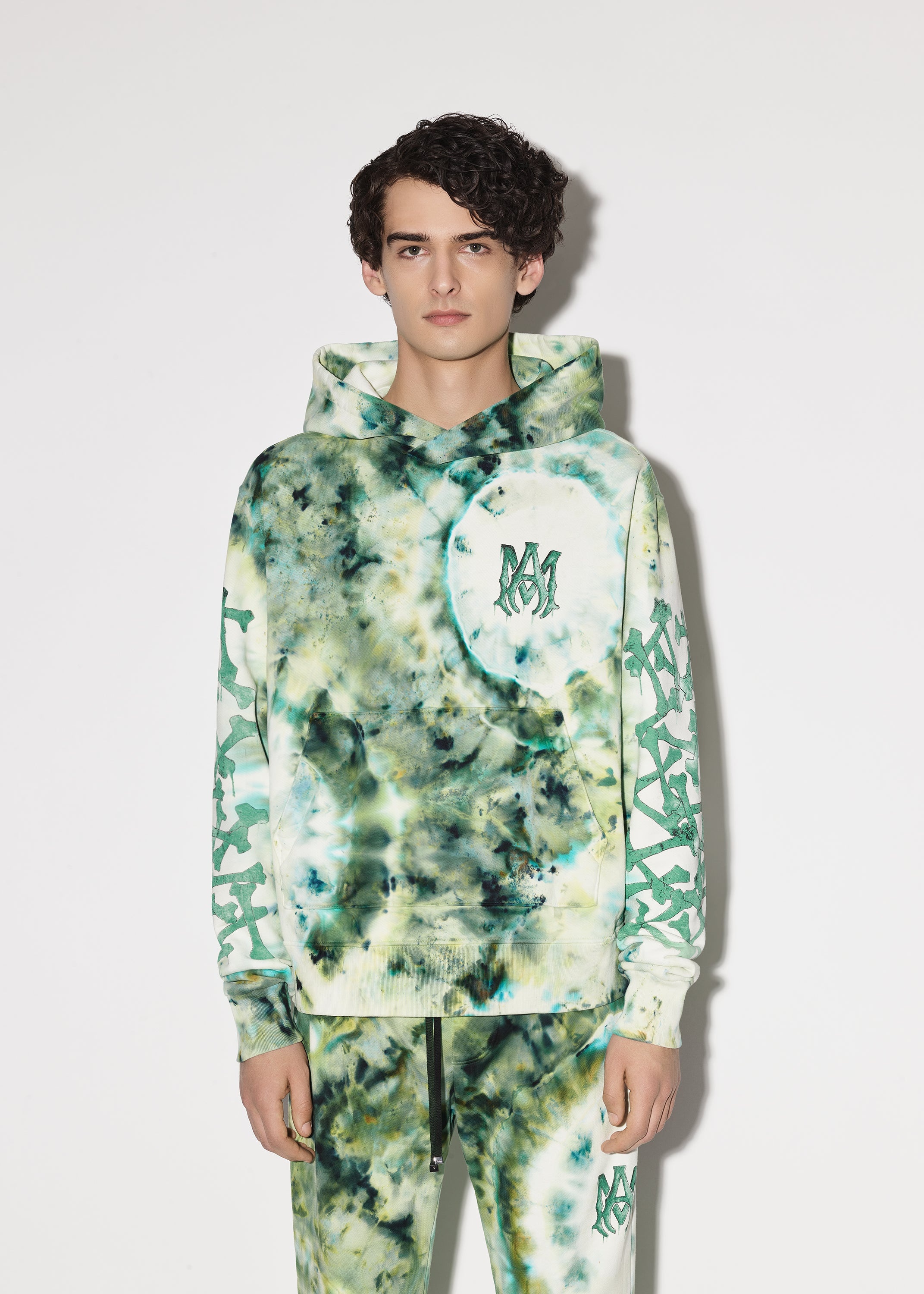 TIE-DYE BONES HOODIE - 2