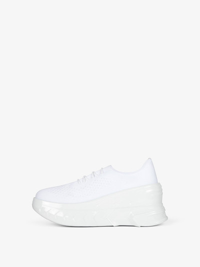 Givenchy MARSHMALLOW WEDGE SNEAKERS IN RUBBER AND KNIT outlook