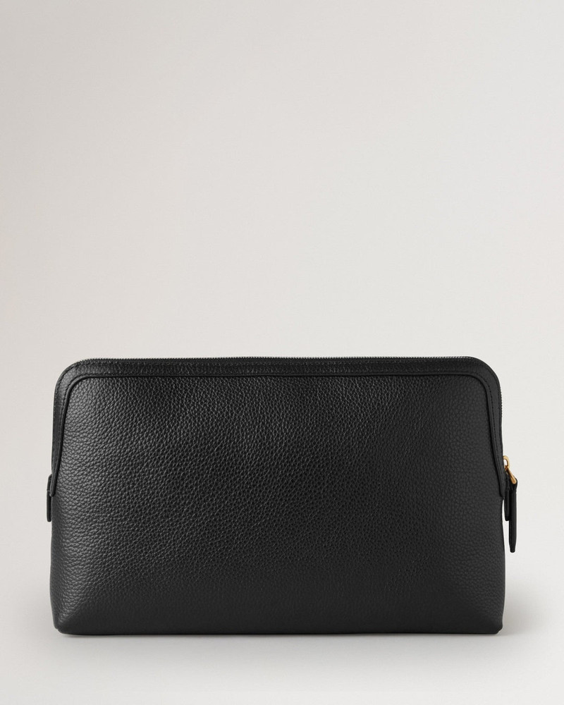 Mulberry Medium Cosmetic Pouch Black Small Classic Grain outlook