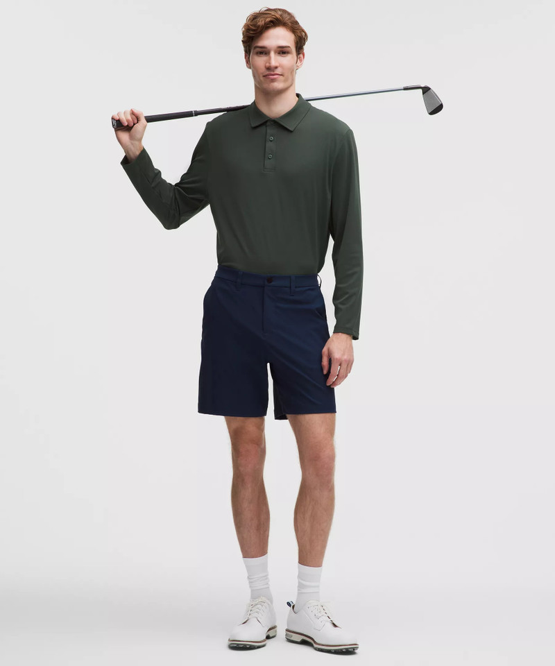 lululemon Relaxed-Fit Long-Sleeve Golf Polo Shirt outlook