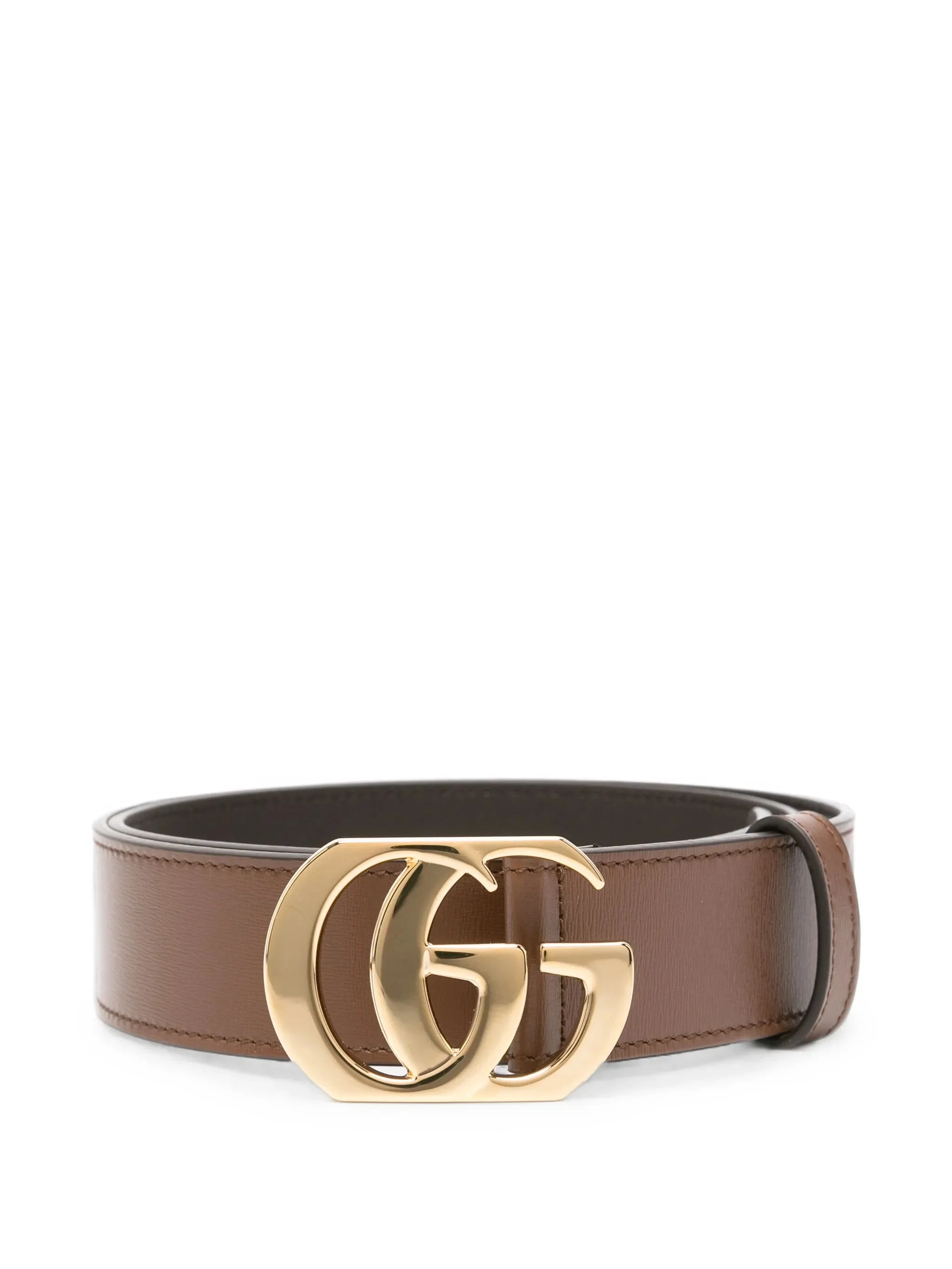 Gucci Double G Leather Belt - 1