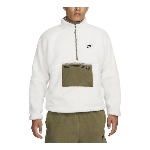 Nike Club Winter half-zip fleece jacket 'White olive' DQ4881-133 - 1