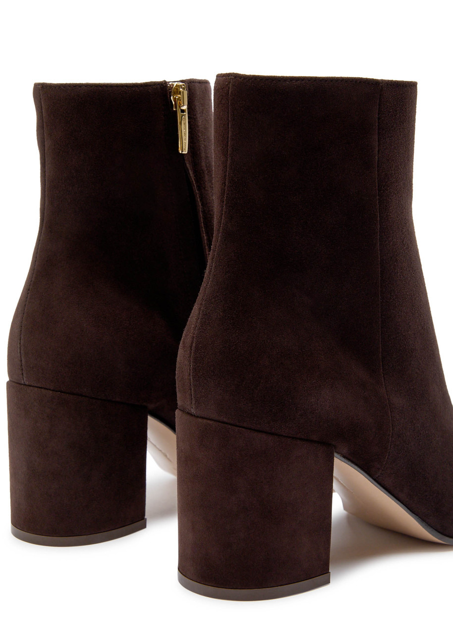 Gianvito Rossi Joelle 80 Suede Ankle Boots - 4