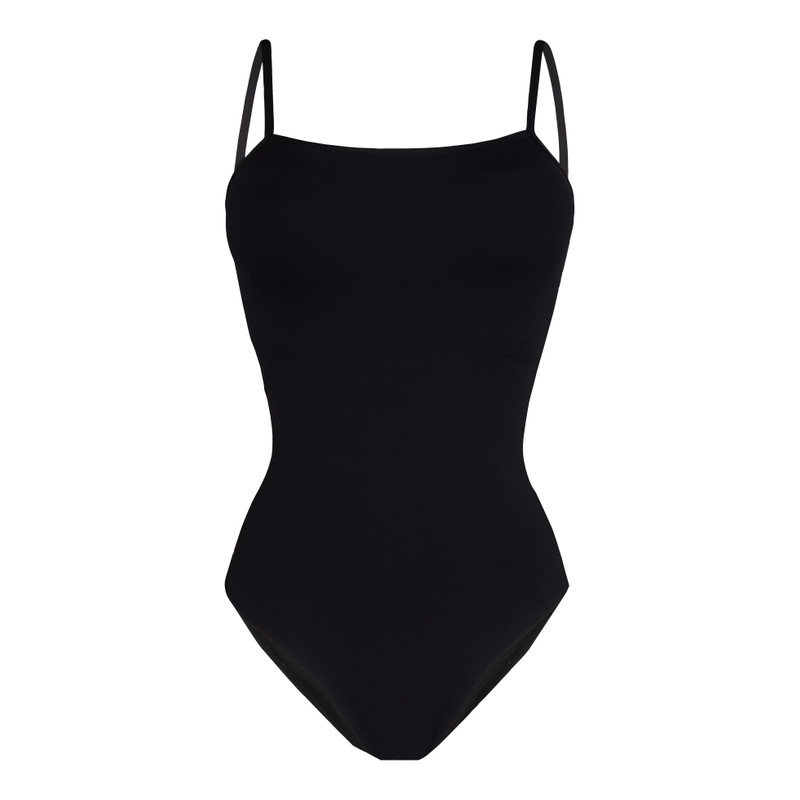 Women Crossed Back Straps One-piece Swimsuit Solid 1