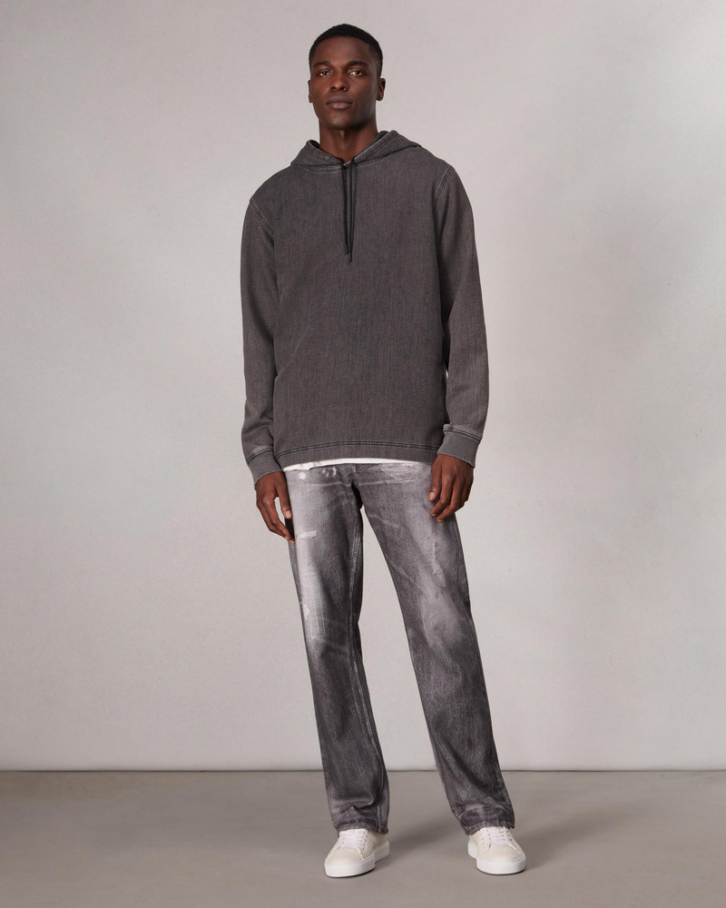 rag & bone rbSTRIDE Denim Hoodie outlook