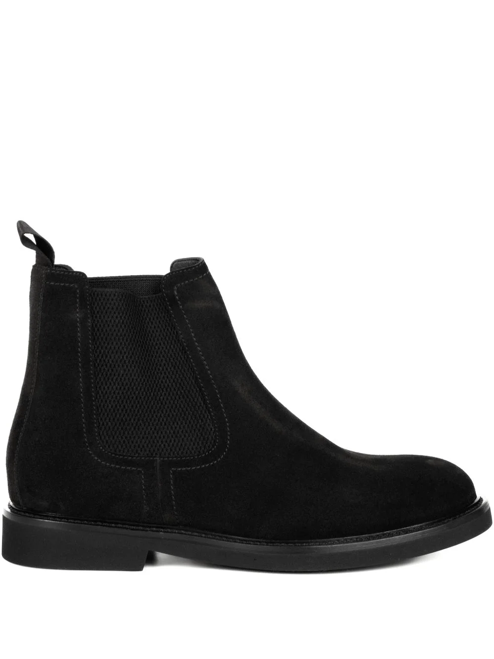 suede panelled boots - 1