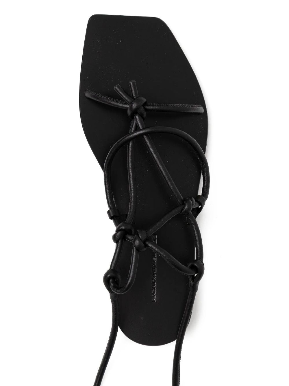 Penta knotted leather sandals - 3