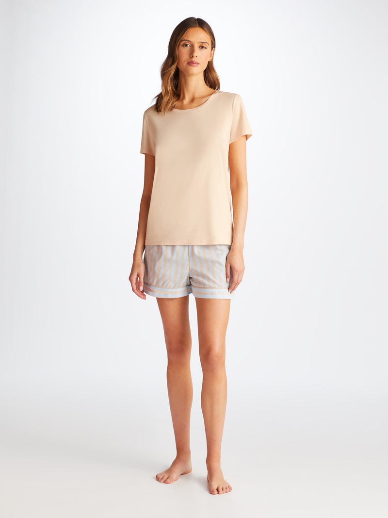 Women's T-Shirt Lara Micro Modal Stretch Cream - 4