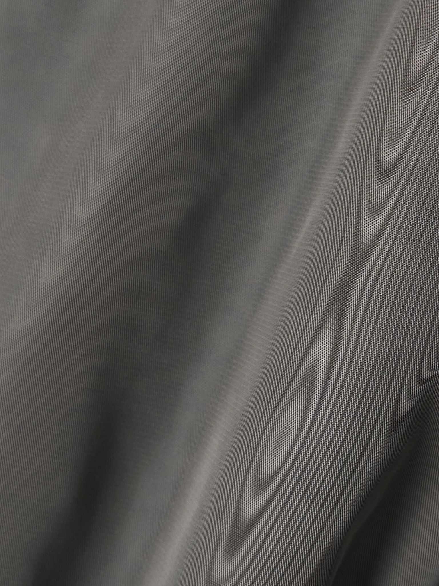 Oversized twill bomber jacket Gray - 4