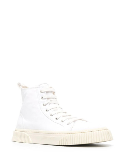 AMI Paris tonal-stitching high-top sneakers outlook