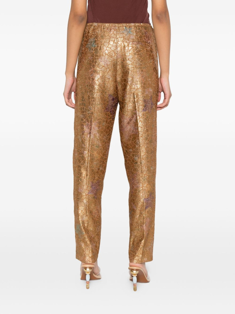 floral print drawstring trousers 4