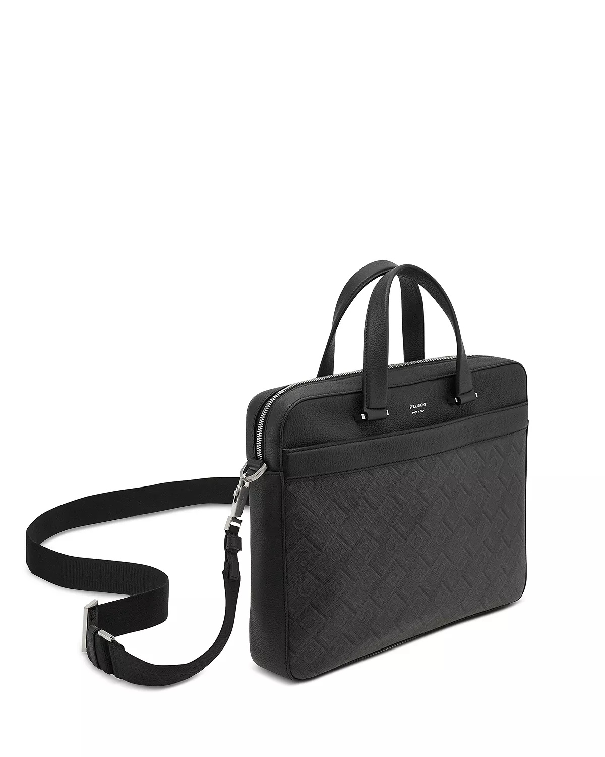 Monogram Canvas & Leather Business Bag - 4