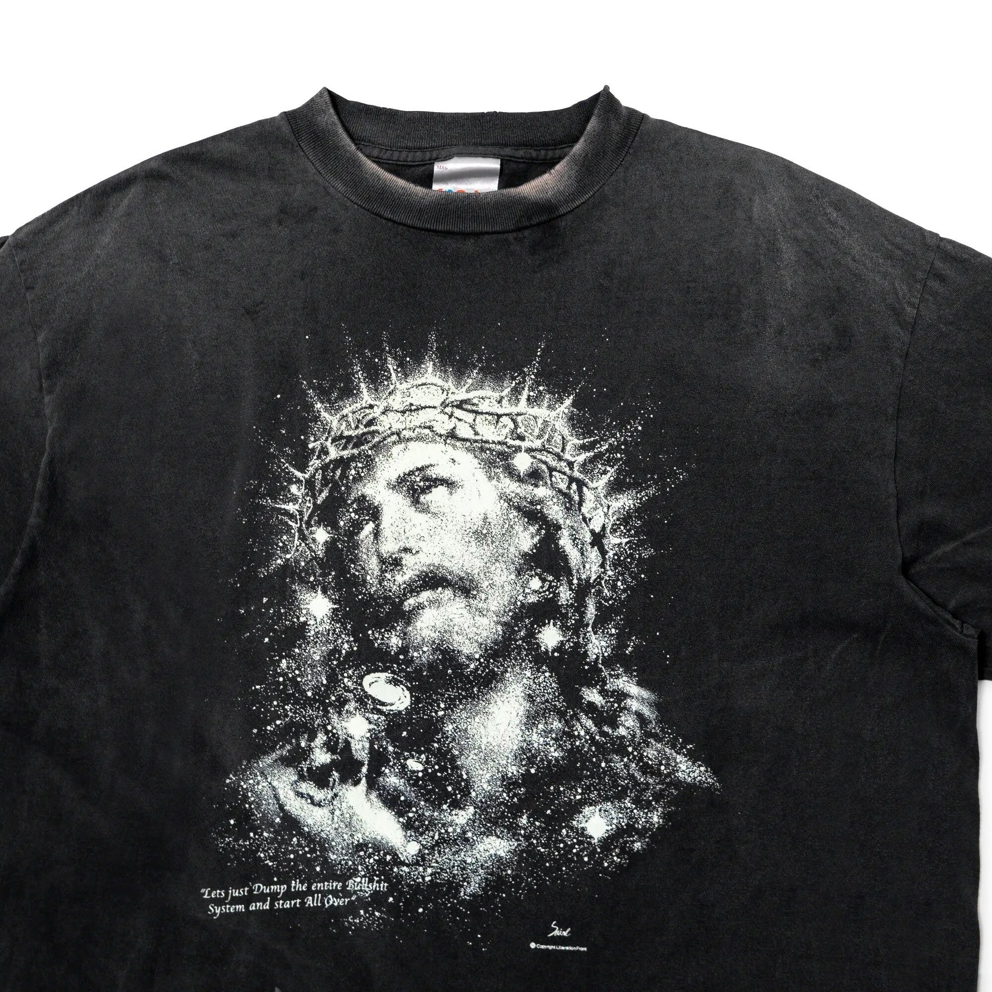 SAINT Mxxxxxx Saint Yourself Short-Sleeve Tee 'Black' - 3