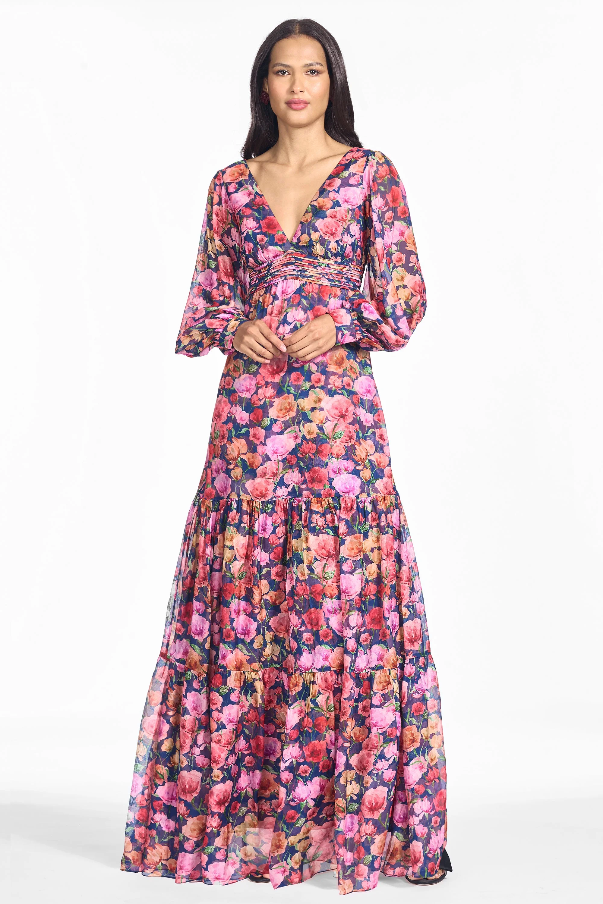 KARA GOWN - PRISMATIC POPPIES - 1