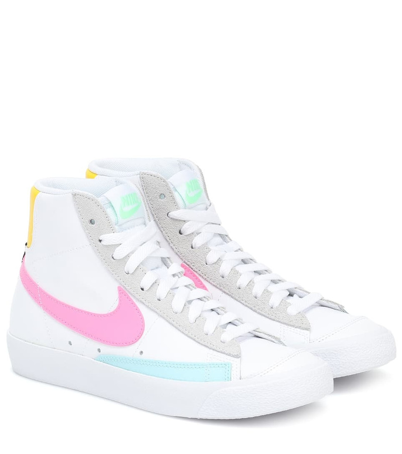 lace-up hi-top sneakers - 1