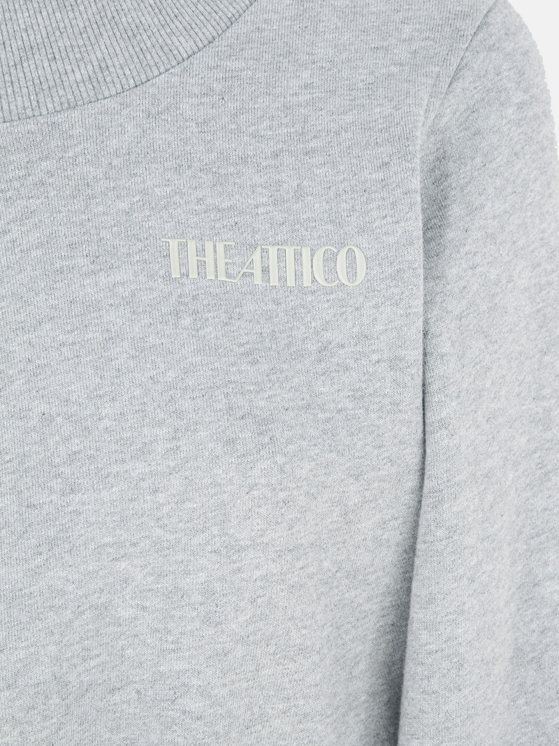 MELANGE GREY AND BEIGE SWEATSHIRT 5