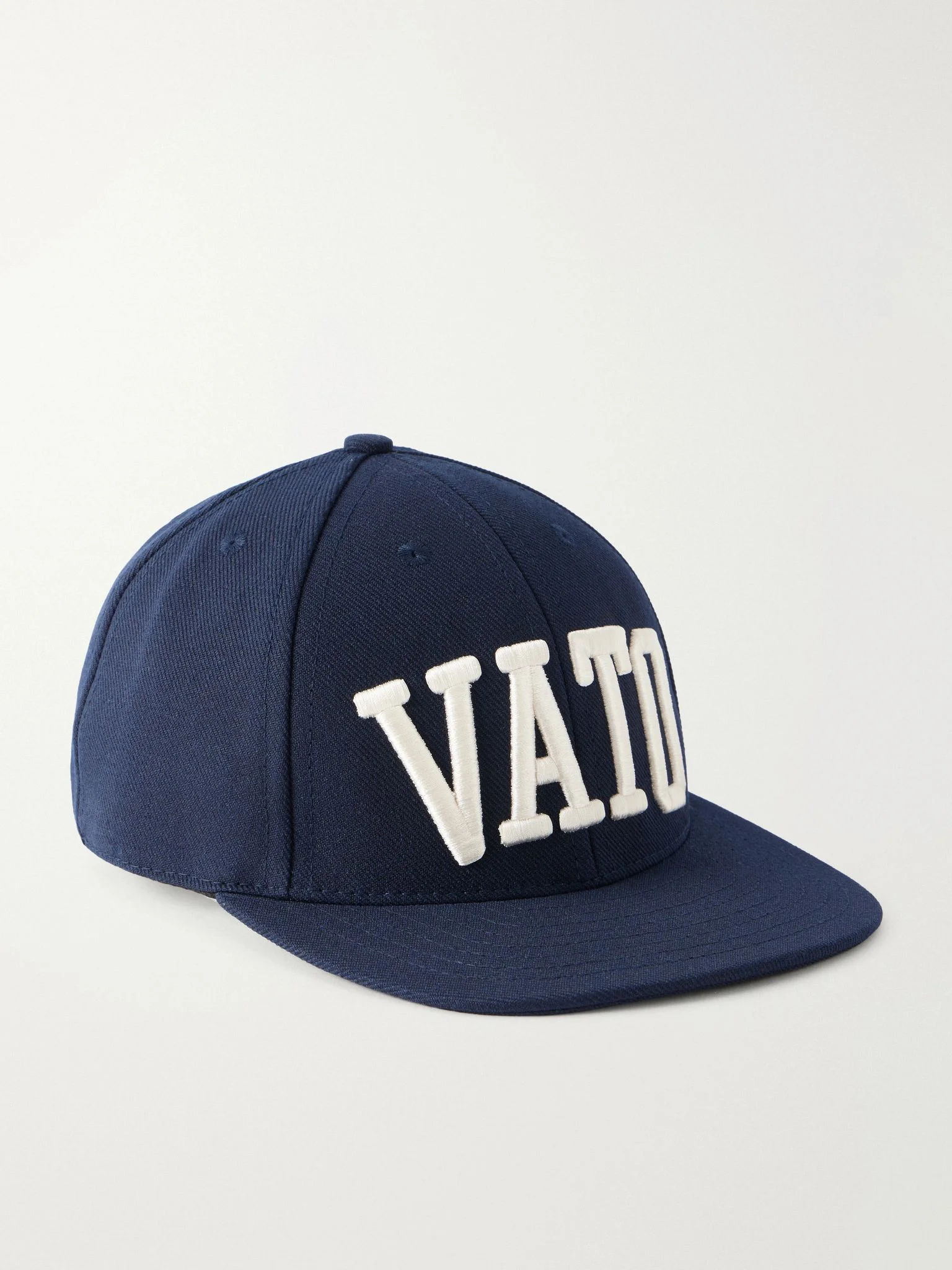 Vato Embroidered Twill Cap Navy - 1
