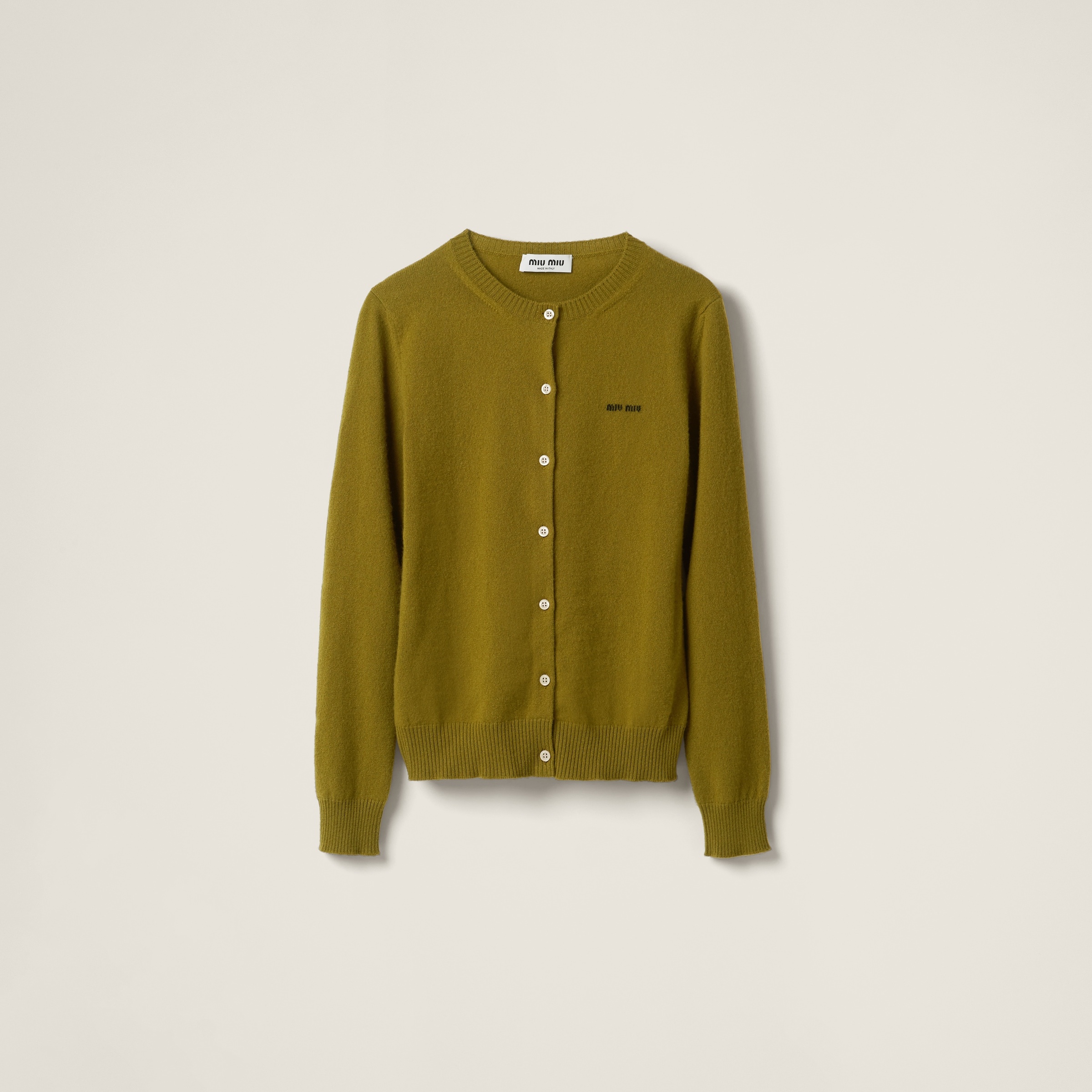 Cashmere knit cardigan - 1